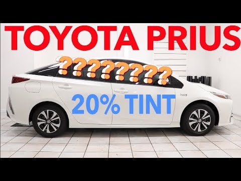 20 Tint On A Toyota Prius By Winning Window Tints Youtube