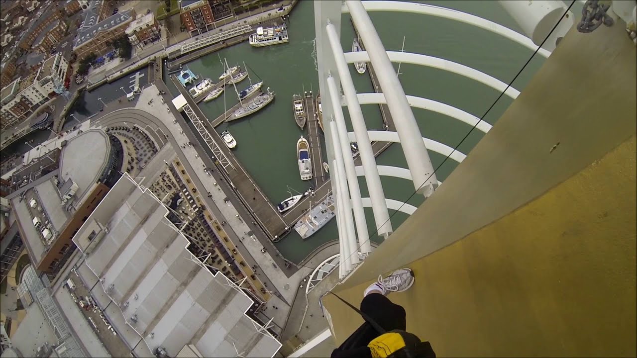 Spinnaker Tower Abseil! YouTube