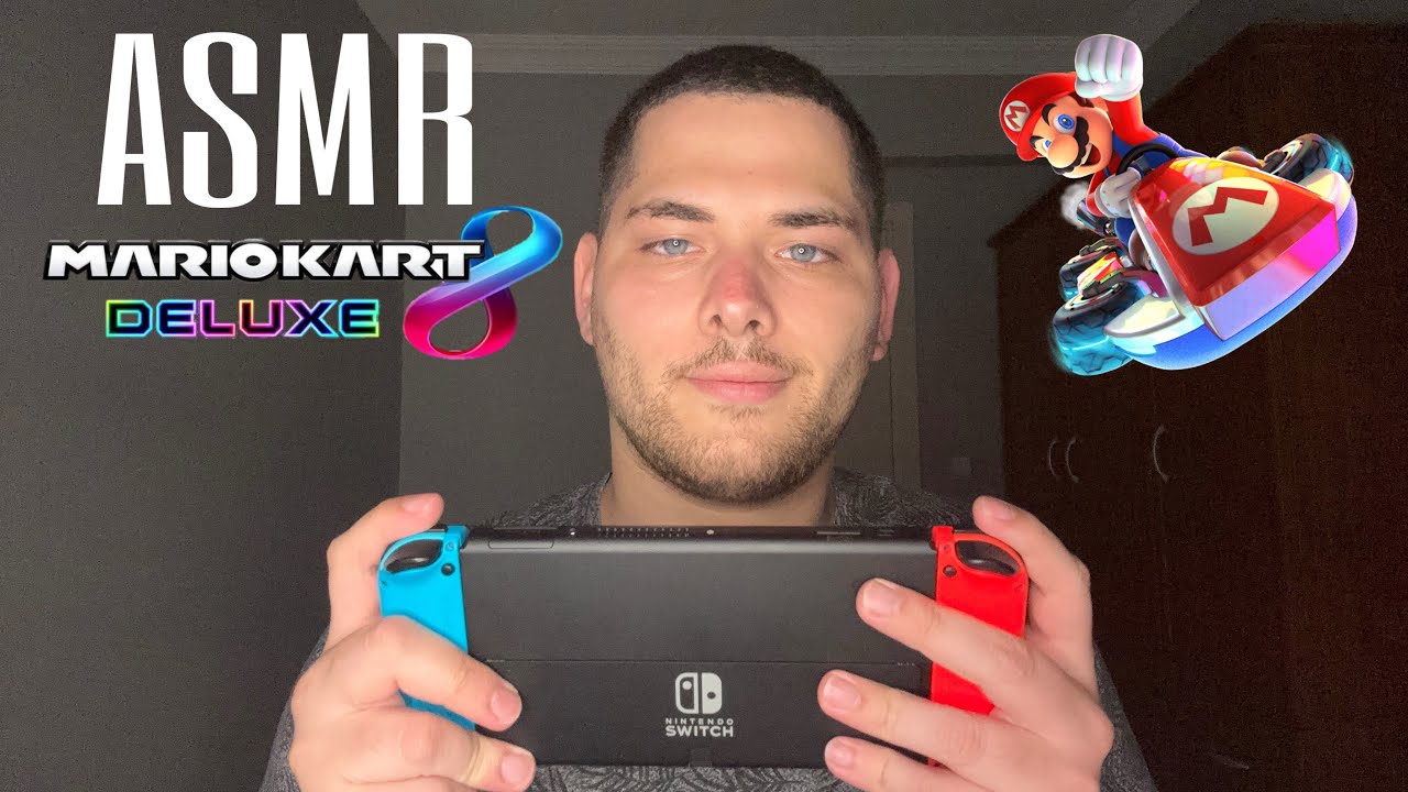 ASMR Français : JE JOUE À MARIO KART 8 DELUXE 🎮 (Bruit de manette)
