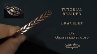 Tutorial on how to make a base braided bracelet.