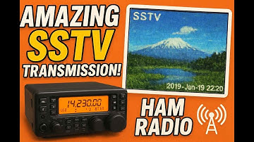 🎙️ SSTV Transmission! | Ham Radio Slow Scan TV Explained 📡