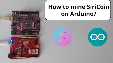 How to mine SiriCoin on Arduino?