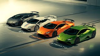 Lamborghini Huracán Showdown: EVO vs STO vs Tecnica vs Sterrato Lamborghini Huracan Evo Vs Sto