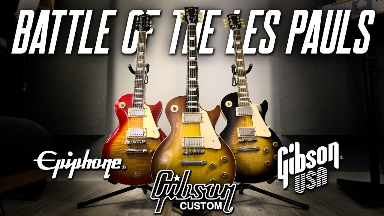 Which is the Best Les Paul Standard? Epiphone vs Gibson USA vs Gibson