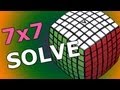 7x7 Solve - 6:25  [ w/ Commentary on Bigger Cubes]