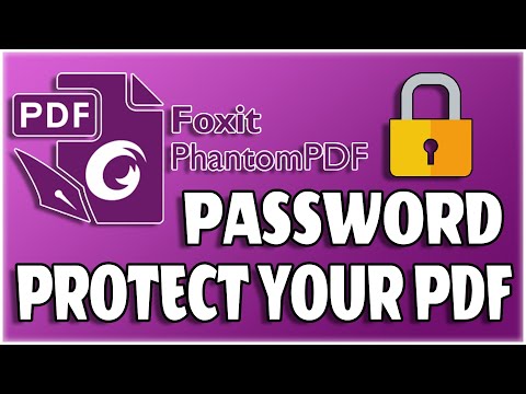 How to Password Protect a PDF | Foxit Phantom 11