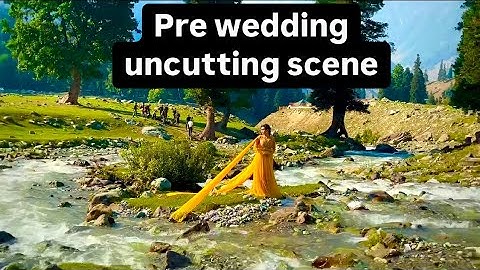 Prewedding video shoot Sonmarg Kashmir uncutting scene #preweddingAndCuttingScene #Sonmargprewedding