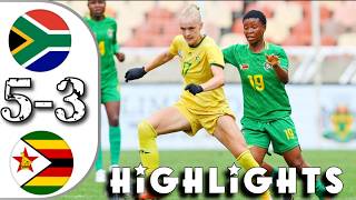 South Africa vs Zimbabwe Highlights Today | COSAFA Women's Championship Semi Final 2026