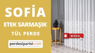 Sofia Etek Sarmaşık Tül Perde Videosu #PerdeSiparisicom