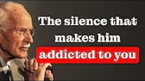 Learn to ignore a man THE RIGHT WAY (He’ll chase you like an addict) | Carl Jung