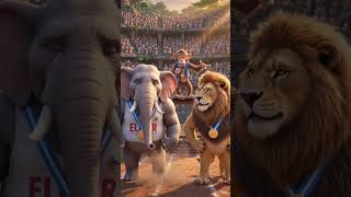 हाथी की जीत Jungale ओलंपिक्स #viral #shorts #inspirationalstory