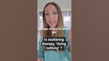 Stuttering Therapy, do nothing, accept. #stuttering #stutteringtherapy #hopeforstuttering #stutter