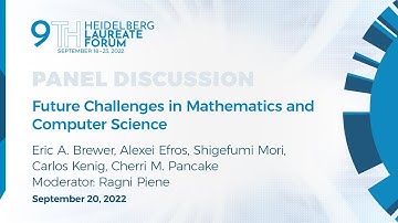 Panel Discussion: Mathematics and Computer Science | September 20