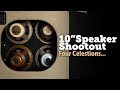 Celestion 10" speakers shootout, G10 creamback, greenback, vintage and alnico gold.