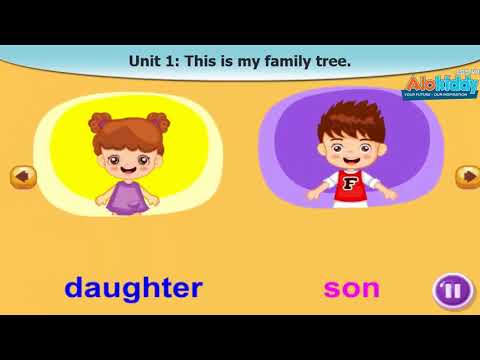 Video [Alokiddy] Học tiếng anh lớp 2 | Unit 1: This is my... - youtube