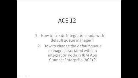 Creating Integration node and assigning default queue manager in IBM ACE #ibm #acev12 #mq #iib #ace