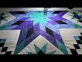 Basting a quilt on the longarm