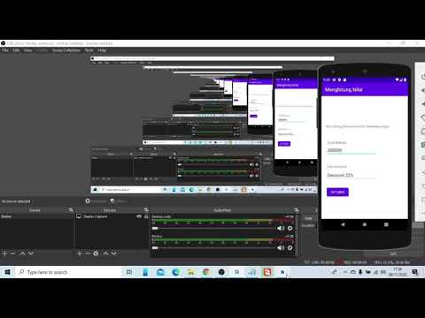 Project sederhana menggunakan Android Studio - YouTube