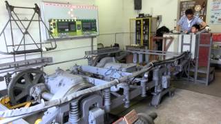 路面電車感謝祭・模擬運転台体験コーナー