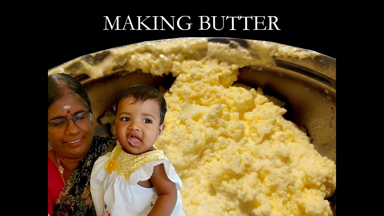 HOW TO MAKE BUTTER AT HOME PURE BUTTER FROM COW MILK YouTube