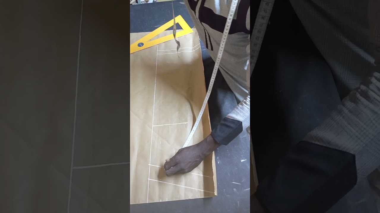 👔 Comment tracer une chemise homme ✂️ | Patron à la main étape par étape