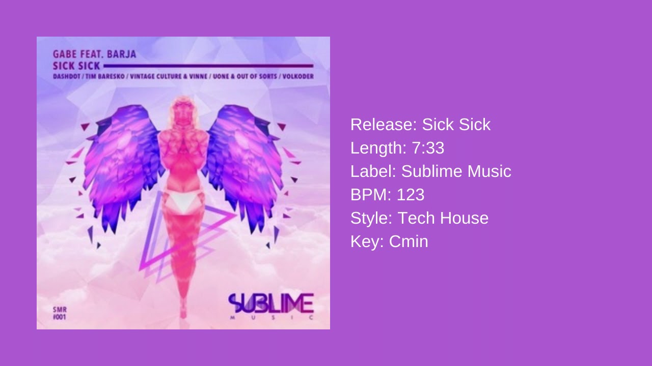Gabe, Barja - Sick Sick (feat. Barja) (Original Mix) | Tech House