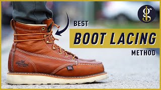 How To: Heel Lock Lacing Boots (Best Shoe Tying Method to Prevent Blisters & Black Toenails)