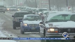 Less snow on Cleveland's west side, still cold