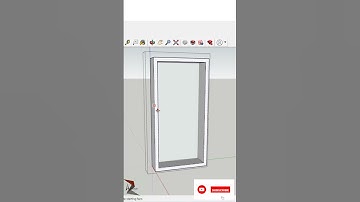 Door modeling tutorial in sketchup #tutorials #shorts #door#sketchupmodeling #sketchup #modelmaking