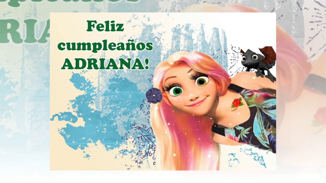 Feliz Cumpleaños Adriana feliz cumpleaños hermana