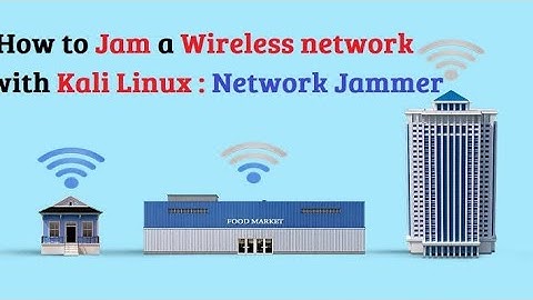 How to JAM WIFI NETWORK using kali Linux  || Cyber information