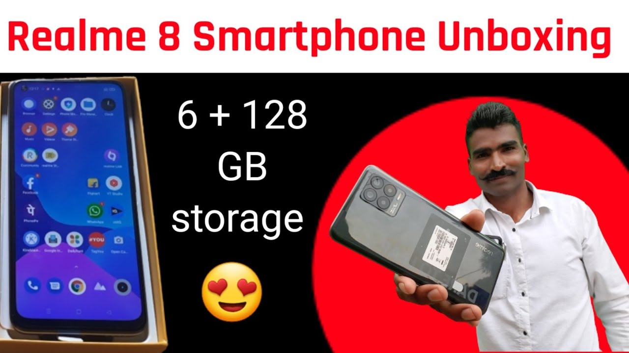 Realme 8 Smartphone Unboxing