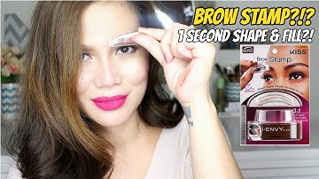 BROW STAMP Review and Demo  (1 Second Shape and Fill?!)