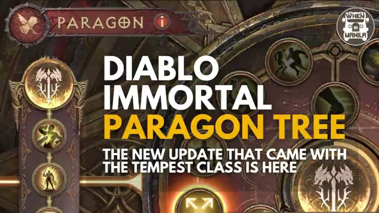 Diablo Immortal Paragon Tree Update 😈
