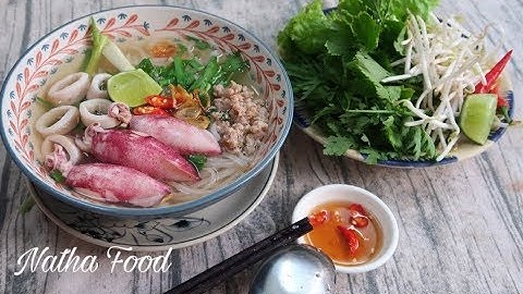 Hủ tiếu  Sa Đéc mực thơm ngon, cách nấu nước dùng đơn giản nhanh gọn lẹ|| Natha Food