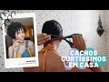 COMO CORTAR CABELO CACHEADO CURTÍSSIMO EM CASA | Kahchear