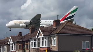 London Heathrow HUGE PLANES ✈️ landing