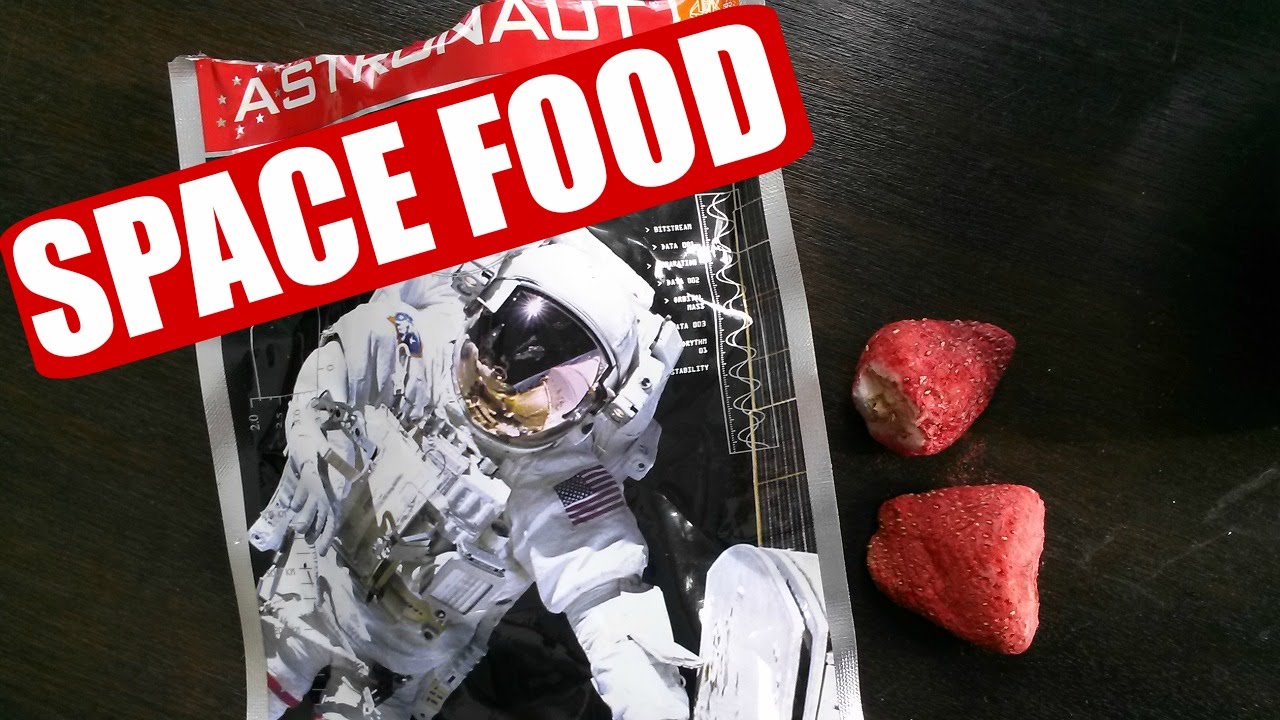 Tasting Astronaut Strawberries Space Food YouTube