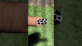 👉 Viral Oil Green Leopard Nails! 🐆💚 #shorts #nailart #diy #hacks