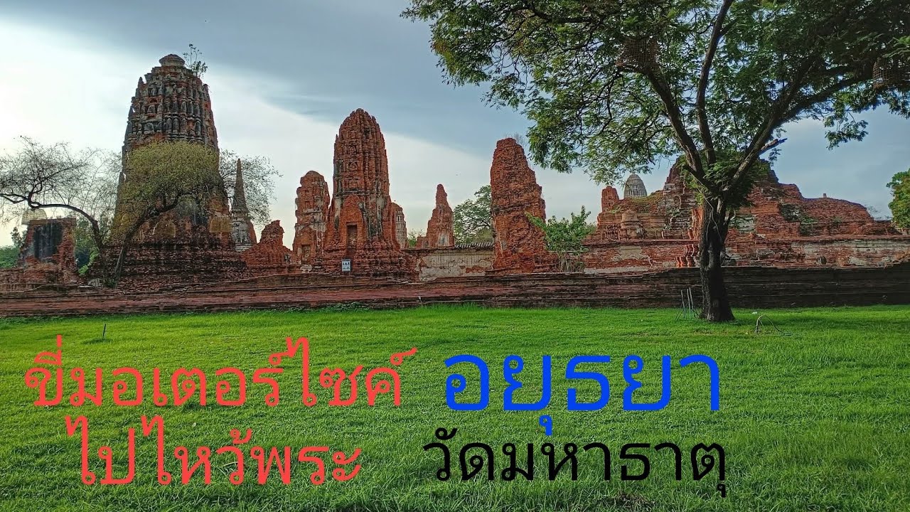 |อยุธยา|-ขี่ไปเที่ยววัด|วัดมหาธาตุ|MayTour