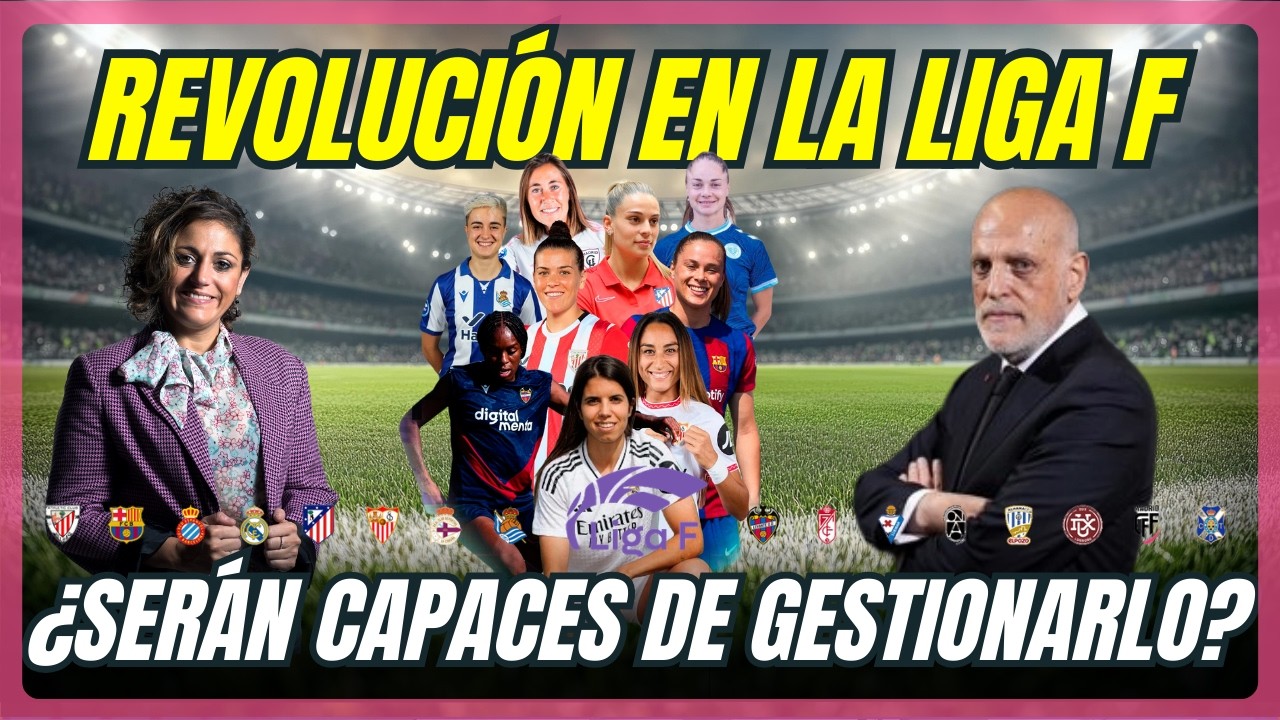 REVOLUCIÓN EN LA LIGA F, MENOS EQUIPOS Y PLAY - OFF. LOS CAMBIOS PARA SALIR DE LA CRISIS.