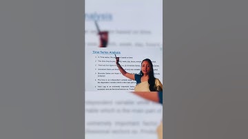 Time Series analysis | Dr Ruchi Khandelwal #shorts