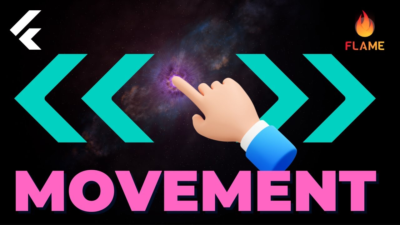 Flutter Moving Move Objects With Gestures & Keyboard - Flutter Flame Game - YouTube