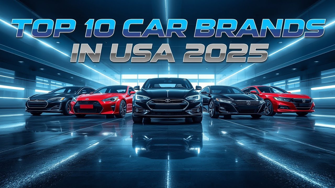 Top 10 Most Popular Car Brands in the USA 2025 🚗 | Tesla, Toyota, Honda, Ford & More