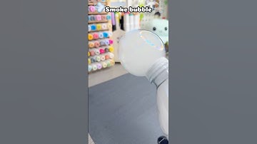 💨DIY Smoke Bubbles🫧! #papercraft #cutecrafts #minicraft #crafts #craft When doing this be ￼safe!￼