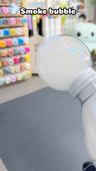 💨DIY Smoke Bubbles🫧! #papercraft #cutecrafts #minicraft #crafts #craft When doing this be ￼safe!￼