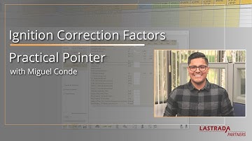 Ignition Correction Factors - Practical Pointer