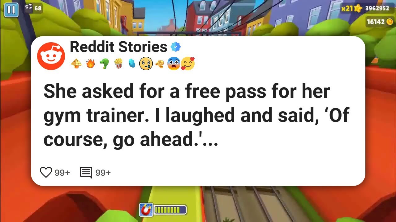 Она попросила бесплатный абонемент для своего тренера в спортзале. Я рассмеялся и сказал: «Конечн...