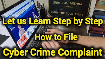 How to file Cyber Crime Complaint on Online Portal ? Detail Video