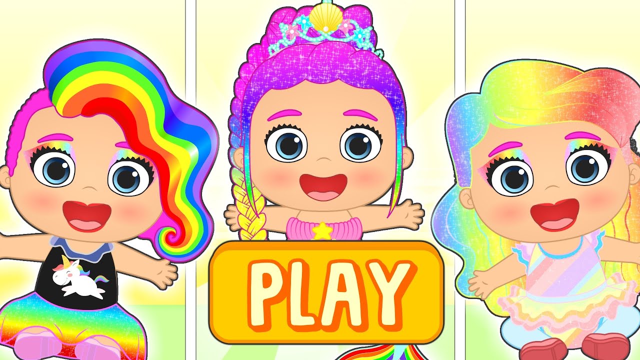 BEBÉ LILY 💇🏻‍♀️🌈 Veja a transformação mágica para a aula de balé!